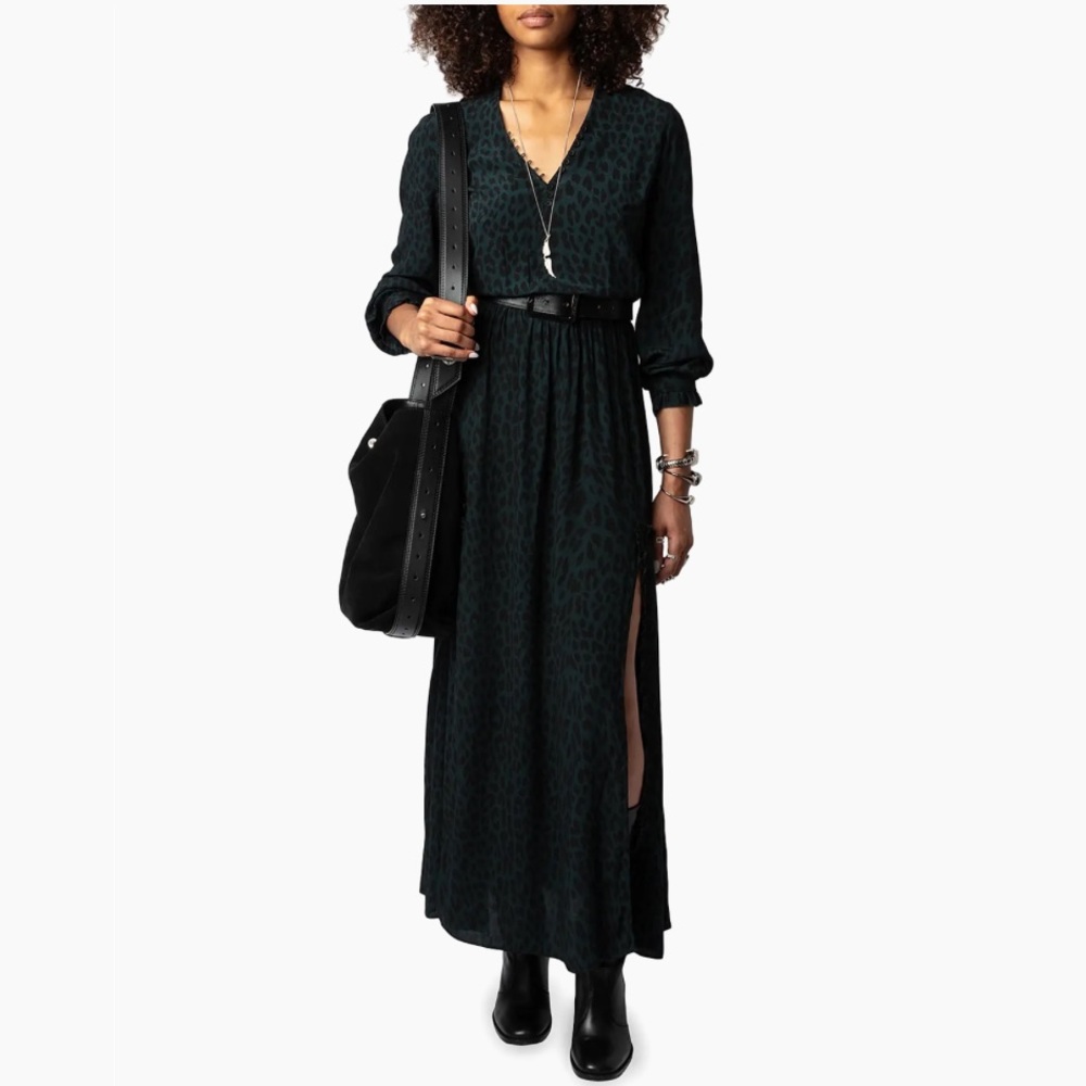ZADIG and VOLTAIRE MAXI PRINT DRESS